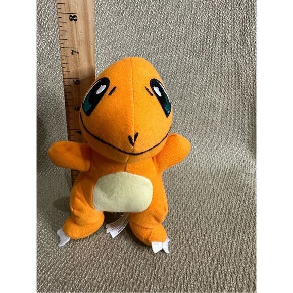 Pokemon CHARMANDER Stuffed Animal Plush Toy Factory 2017 Orange Fire 6.5” - Picture 9 of 10